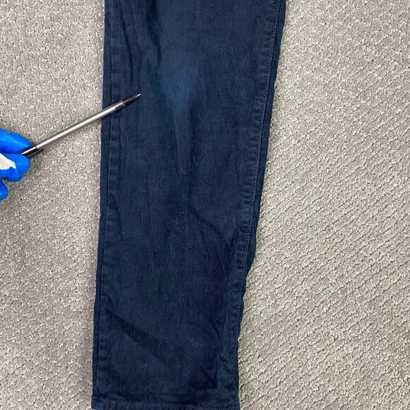 J.CREW 484 Slim Corduroy Pants Men's 34 x 30 Measures 35 x 29 Blue Stretch - Picture 3 of 14